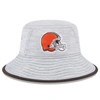 New Era Gray Cleveland Browns Game Bucket Hat In Gray