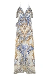 Camilla Soul Searching Ruffle Silk Wrap Dress In Soul Searching