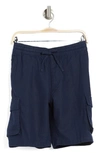 Onia Stretch Linen Pull On Cargo Shot In Navy