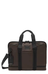 Tumi Alpha Bravo Academy Leather Briefcase In Dark Brown