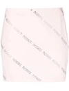 Rotate Birger Christensen Rotate Crystal Poplin Mini Skirt In Pink &amp; Purple