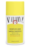 FIRST AID BEAUTY WEIGHTLESS LIQUID MINERAL SUNSCREEN WITH ZINC OXIDE SPF 30