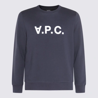 A.P.C. A.P.C. DARK NAVY COTTON SWEATSHIRT