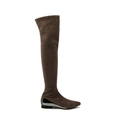 United Nude Flow Thigh Boot Lo In Brown