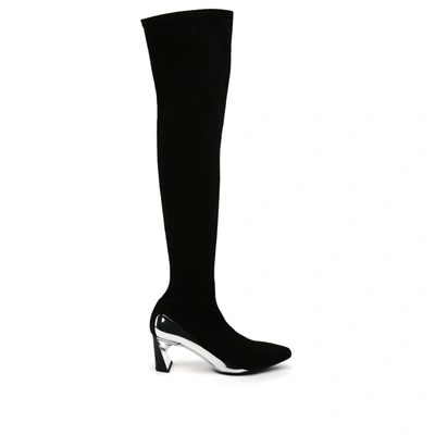 United Nude Molten Flow Thigh Boot Mid In Black