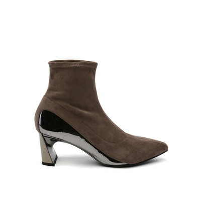 United Nude Molten Flow Ankle Boot Mid In Brown