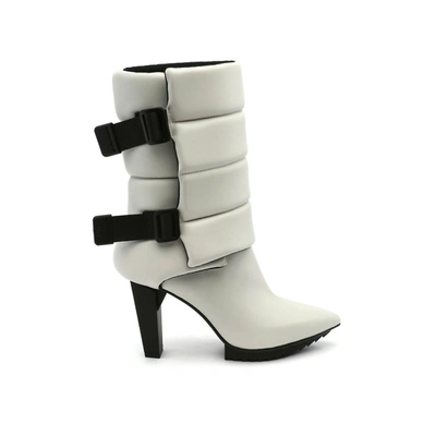 United Nude Lev Puffer Bootie In White
