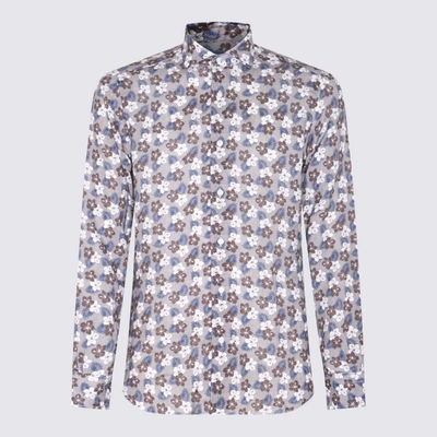 BARBA NAPOLI BARBA GREY LINEN SHIRT