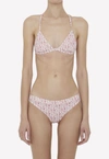 MONCLER ALL-OVER LOGO BIKINI SET,8N00004-89A0Y-519