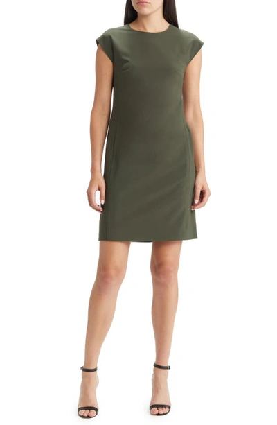 M.m.lafleur The Maaza Dress - Origamitech In Olive