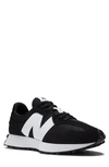 New Balance 327 Sneakers In Black Suede And Fabric