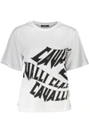 Cavalli Class White Cotton Tops & T-shirt