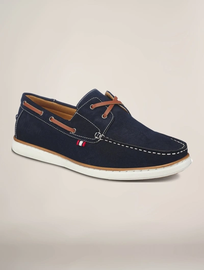 Members Only Men's Deck Boat Shoes In Blue