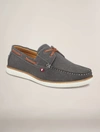 Members Only Men's Deck Boat Shoes In Grey