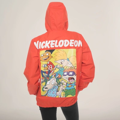 Members Only Women's Nickelodeon Collab Popover Oversized Jacket In Orange