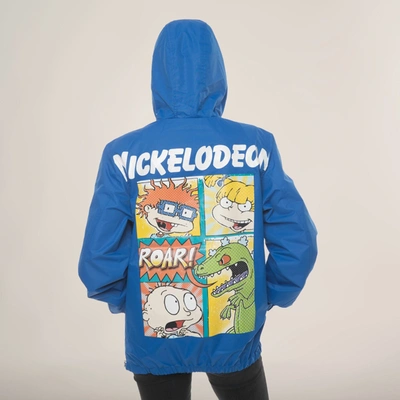 Members Only Women's Nickelodeon Collab Popover Oversized Jacket In Blue