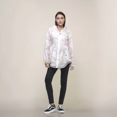 Members Only Women's Translucent Long Jacket In Multi