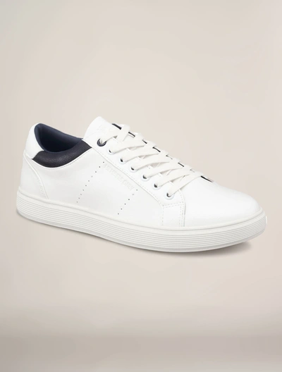Members Only Men's Packer 2.0 Low Top Court Sneakers In White