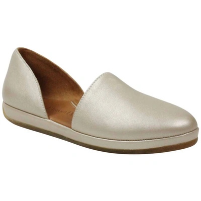 L'amour Des Pieds Women's Yemina Slip On Shoes In Plantino Pearl In White