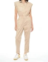 Pistola Rosie Utility Jumpsuit In Beige