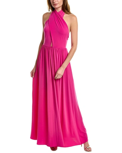 Halston Jennifer Gown In Pink