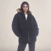 MEMBERS ONLY WOMEN'S COTTON PUFFER OVERSIZED JACKET