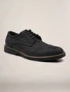 MEMBERS ONLY MEN'S WINGTIP OXFORD FAUX LEATHER SHOES