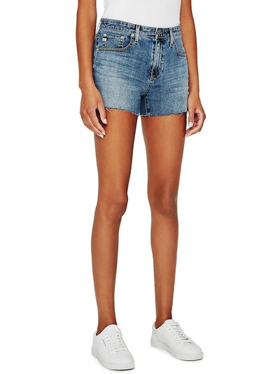 Ag Womens Denim Raw Hem Cutoff Shorts In Multi