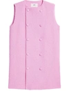 Ami Alexandre Mattiussi Texturiertes Minikleid In 661