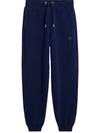 Ami Alexandre Mattiussi Embroidered-logo Cotton Track Pants In 496