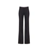 Chloé Low-waisted Tailored Trousers In Gray