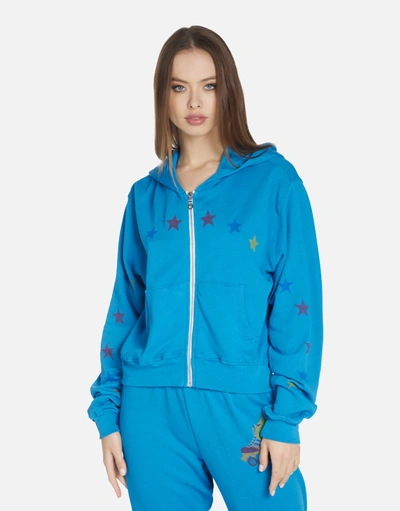 Lauren Moshi Lachelle Retro Skate In Mediterranean