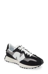 New Balance 327 Sneaker In Black/ Grey