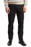 Bugatchi Men's Straight-fit Soft Touch Dress Pants In Black
