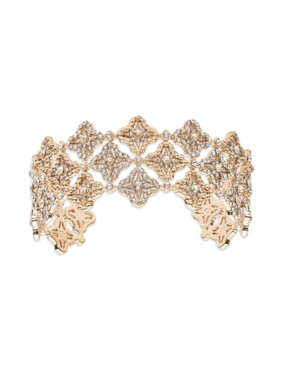 Marchesa Lace Cuff Bracelet In Gold