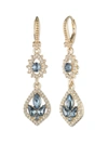 Marchesa Poised Denim Midi Drop Earring In Denim