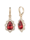 Marchesa Poised Red Drop Earring In Red