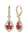 Marchesa Poised Red Mini Drop Earring In Red