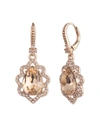 MARCHESA POISED ROSE DROP EARRING