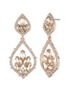 MARCHESA POISED ROSE LARGE DROP EARRING