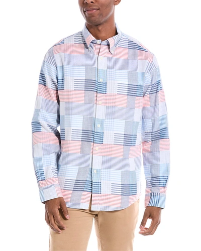 Brooks Brothers Regular Fit Woven Shirt In Blue