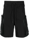 A-cold-wall* Black Overset Tech Shorts