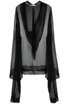 RICK OWENS SEE THROUGH TUNIC DRESS WITH HOOD