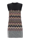 Missoni Striped Crochet-knit Wool-blend Mini Dress