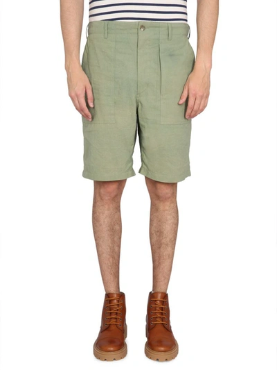 Engineered Garments Bermuda Fatigue In Green