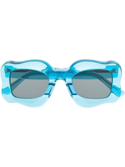 Bonsai Happy Sunglasses In Light Blue