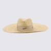 Borsalino Wide Brim Straw Hat In <p>straw Wid Brim Hat From  Featuring Maxi Wide Brim. Canvas Strap With Logo Signature And