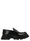 Alexander Mcqueen Brushed Leather Wander Loafers