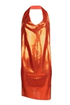 Bottega Veneta Sequin Embellished Halterneck Dress In 7582