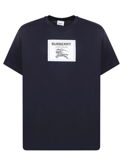 Burberry T-shirt In Blue